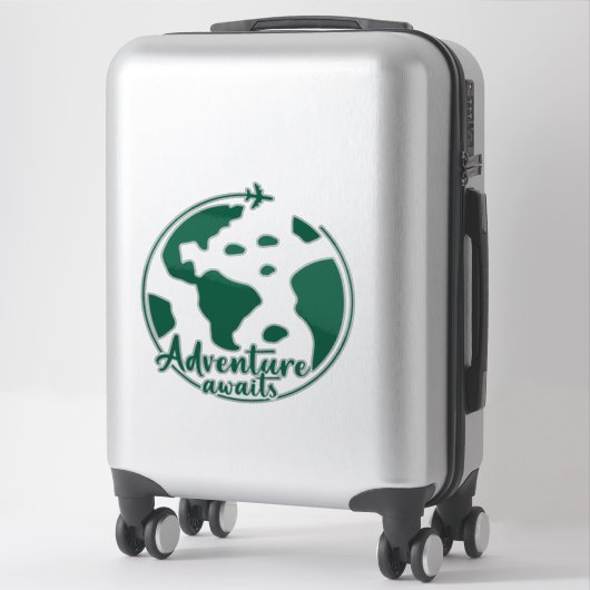 Sticker Citation de voyage esthétique (Sur valise)
