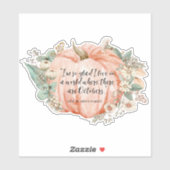 Sticker Citation d'octobre d'Anne of Green Gables (Feuille)