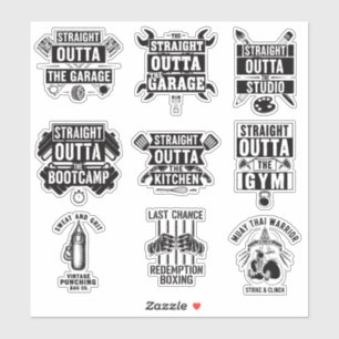 Sticker citation drôle de sport imprimable