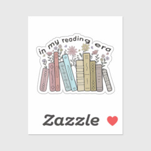 Sticker Citation Drôle Lecteur De Livre Dans Mon Époque De