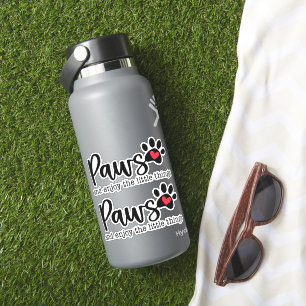 Sticker Citation Inspirante d'Amour de Chien