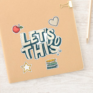 Sticker Citation Motivante Tableau pour Enseignant Primair
