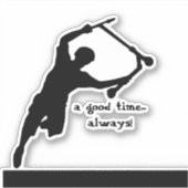 Sticker Citation Motivational Scooter Bon Temps Toujours (Devant)