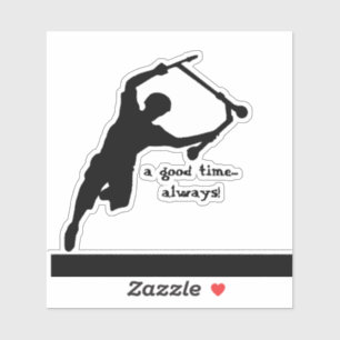 Sticker Citation Motivational Scooter Bon Temps Toujours