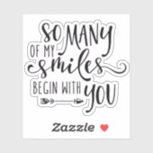 Sticker Citation Noire significative (Feuille)