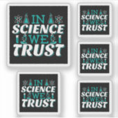 Sticker Citation 'Nous croyons en la Science' - Enseignant (Devant)