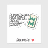 Sticker Citation scène Mahjong de Crazy Rich Asians Classi (Feuille)