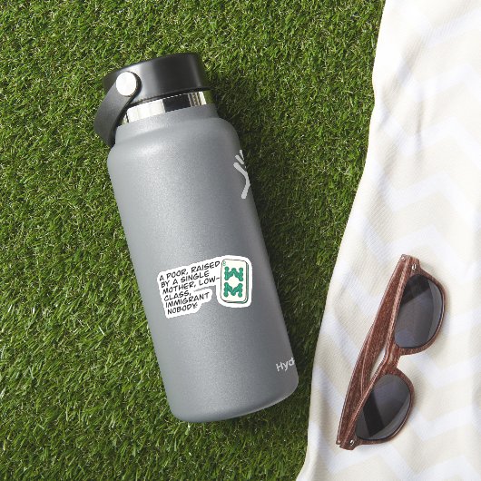 Sticker Citation scène Mahjong de Crazy Rich Asians Classi (HydroFlask Insitu)
