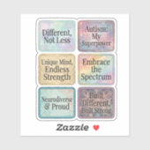 Sticker Citations d'affirmation positive pour la sensibili (Feuille)