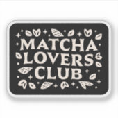 Sticker Citations d'amant Matcha (Devant)