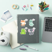 Sticker Citations d'animaux mignonnes Sassy (Couverture iPad)