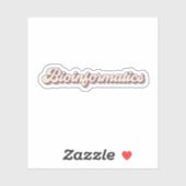 Sticker Citations de bioinformatique, Discours de bioinfor (Feuille)