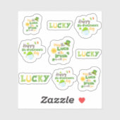 Sticker Citations de la Saint Patrick (Feuille)