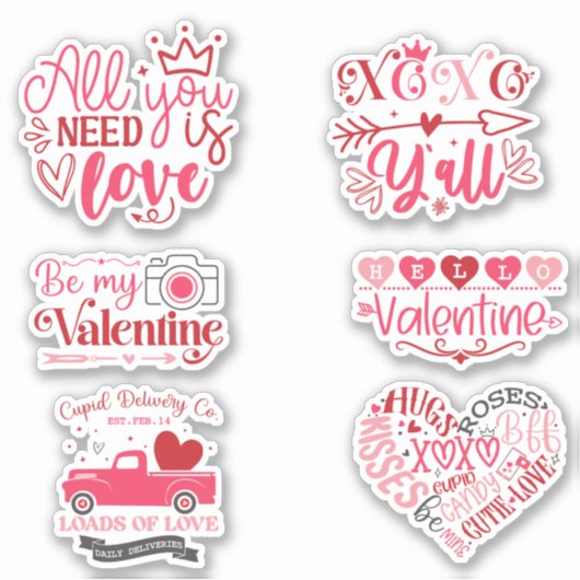 Sticker Citations de la Saint Valentin (Devant)