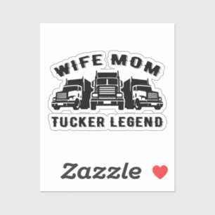 Sticker Citations de légende du camionnage de la mère