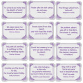 Sticker Citations douloureuses dans le coin Rose cadre vio (Devant)