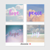 Sticker Citations Inspirationnelles Whimsical Variété (Feuille)