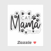 Sticker Citations Mignonnes Chat (Feuille)