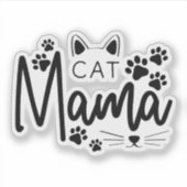 Sticker Citations Mignonnes Chat (Devant)
