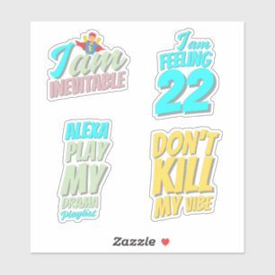 Sticker Citations Pop