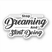 Sticker Citations simples en noir (Devant)