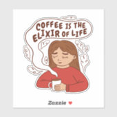 STICKER CITE DE CAFÉ ELIXIR (Feuille)
