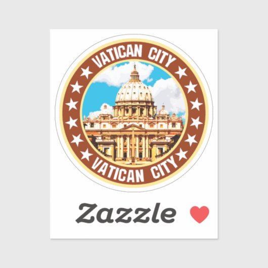Sticker Cité du Vatican (Feuille)