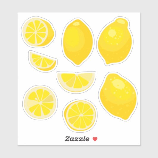 Sticker citron (Feuille)