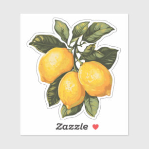 Sticker Citron vintage