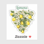 Sticker Citrons (Feuille)