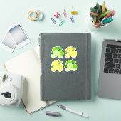 Sticker Citrons citrons | tranches de citron vert (Couverture iPad)