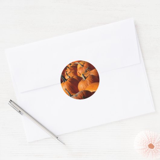 Sticker citrouille (Enveloppe)