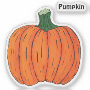 Sticker Citrouille