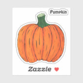 Sticker Citrouille (Feuille)