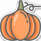 Sticker citrouille (Devant)