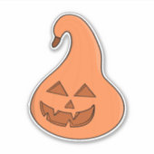 Sticker Citrouille adorobale (Devant)
