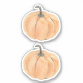 Sticker Citrouille Automne | Petit Baby shower Cit (Devant)