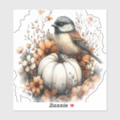 Sticker Citrouille de la chemise de libellule (Feuille)