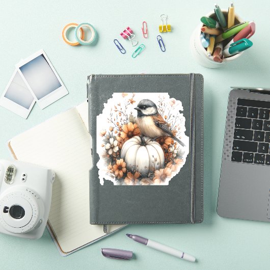 Sticker Citrouille de la chemise de libellule (Couverture iPad)