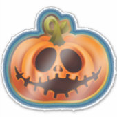 Sticker Citrouille d'Halloween (Devant)