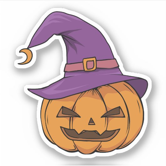 Sticker Citrouille Halloween (Devant)