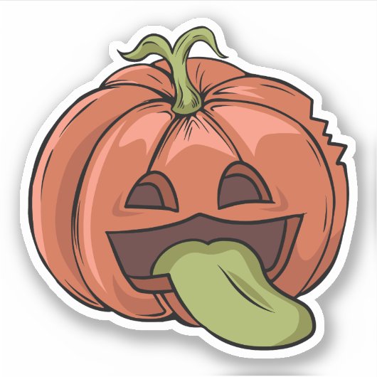 Sticker Citrouille Halloween (Devant)