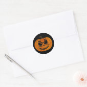 Sticker Citrouille Halloween Scary Jack-o'-lantern (Enveloppe)