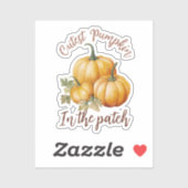 Sticker Citrouille le plus précis dans le patch (Feuille)