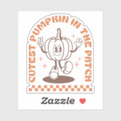 Sticker Citrouille le plus précis dans le patch | Automne  (Feuille)
