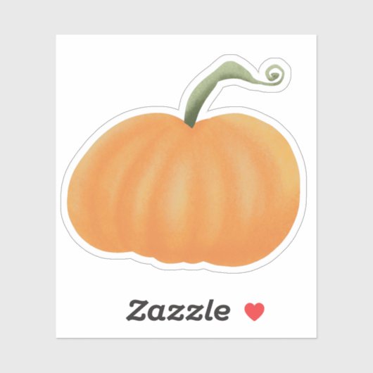 Sticker Citrouille Squatty (Feuille)