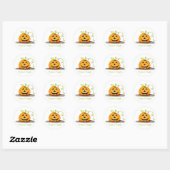 Sticker Citrouille "Trick or Treat" (Feuille)