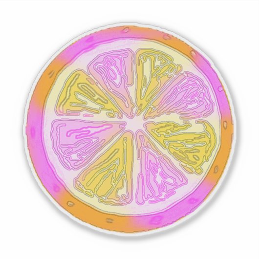 Sticker Citrus funky (Devant)