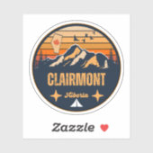 Sticker Clairmont, Alberta (Feuille)