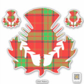 Sticker Clan Adair Thistle (Devant)